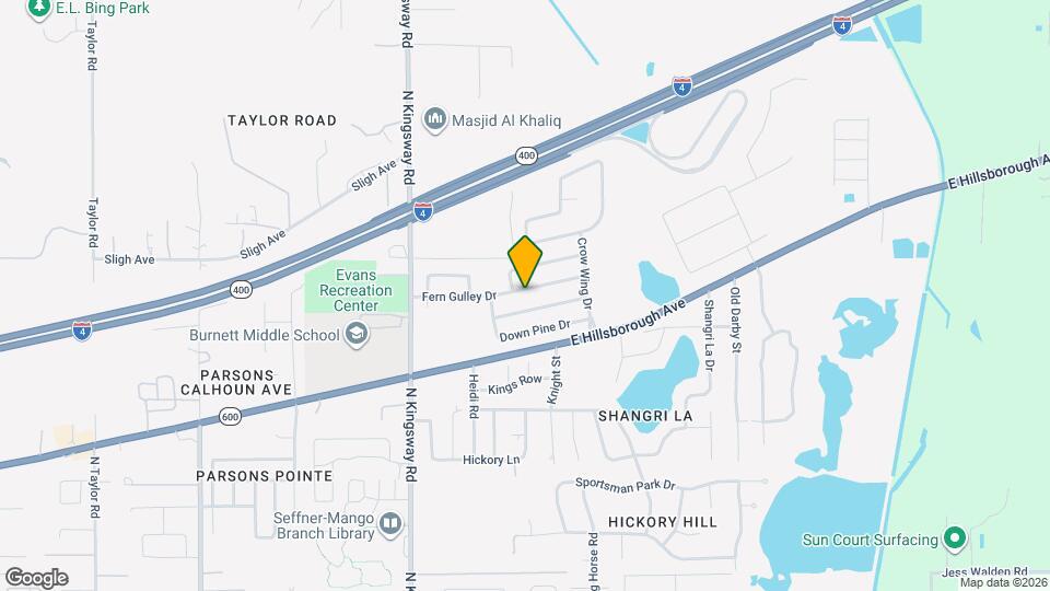 405 Fern Gulley Dr Map and Location Details