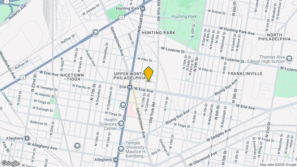 1236 W Airdrie St Mapa y Detalles de la Ubicación