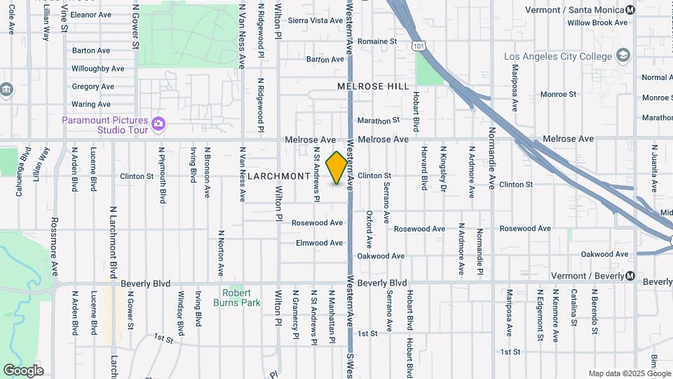 538 Manhattan Pl Map and Location Details