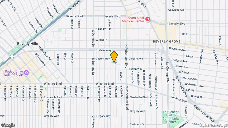 227 N Swall Dr Map and Location Details