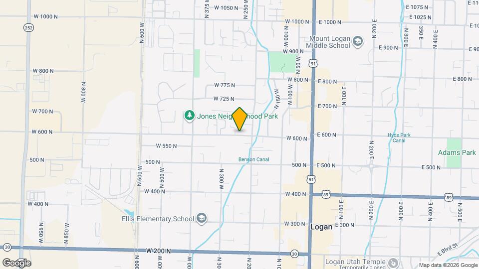 245 W 600 N Map and Location Details