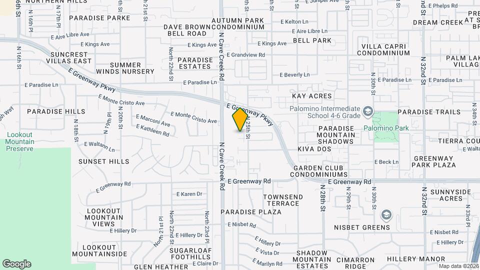2432 E Tracy Ln Mapa y Detalles de la Ubicación