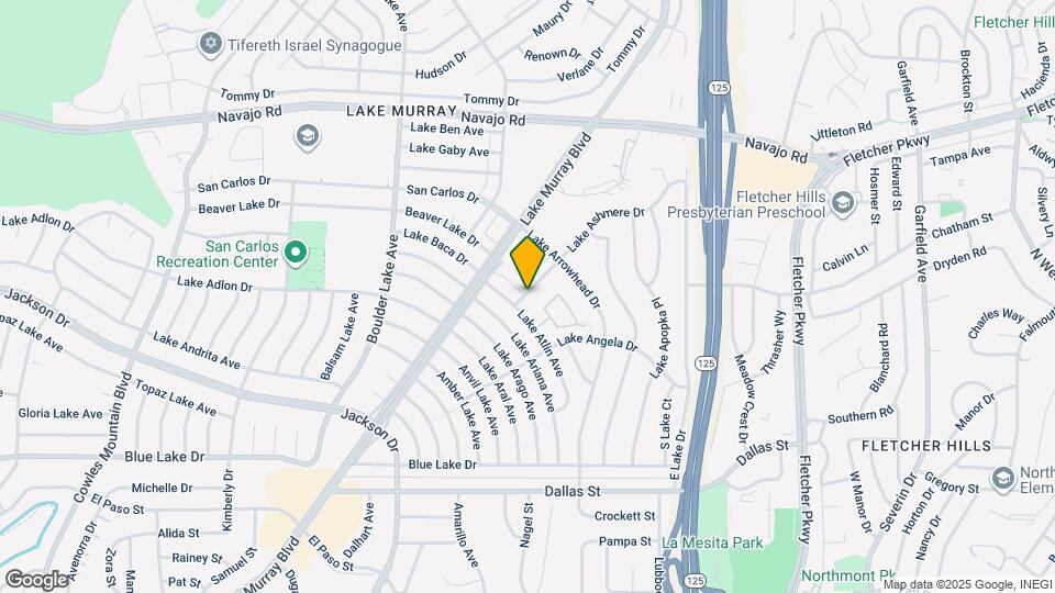 8621 Lake Ashmere Dr Map and Location Details