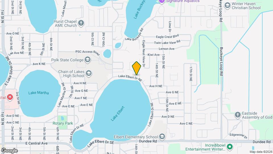 1241 N Lake Elbert Dr NE Map and Location Details
