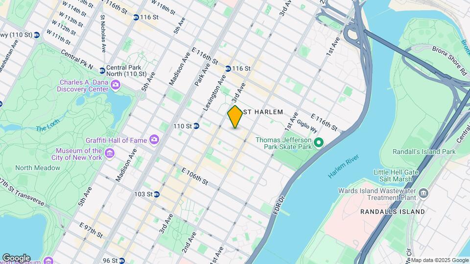 227 E 111th St Map and Location Details