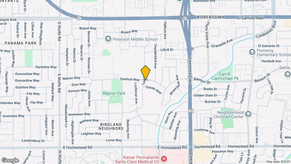 3856 Dunford Way Map and Location Details