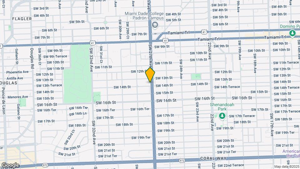 1390 SW 27th Ave Map and Location Details