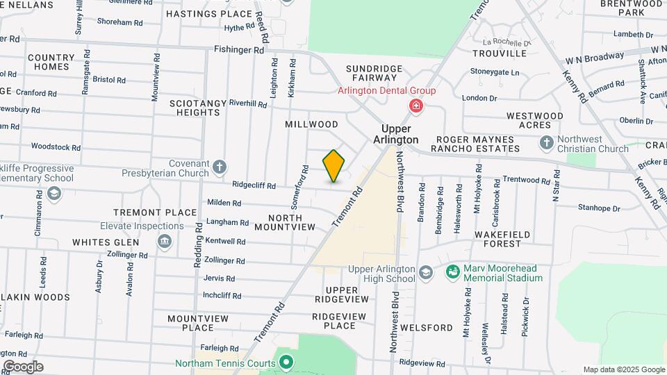 1796 Ridgecliff Rd Map and Location Details