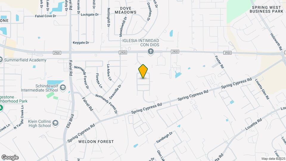 3223 Crestbridge Ln Map and Location Details