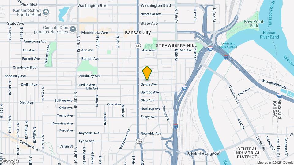 632 Orville Ave Mapa y Detalles de la Ubicación