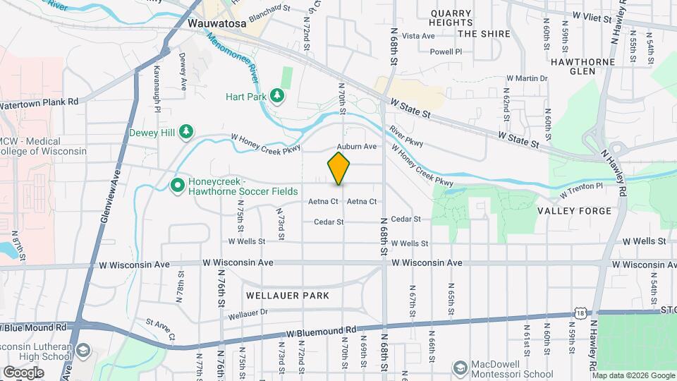 963 N 70th St, Unit 965 Map and Location Details