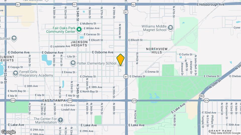 4423 Booker T Dr Map and Location Details