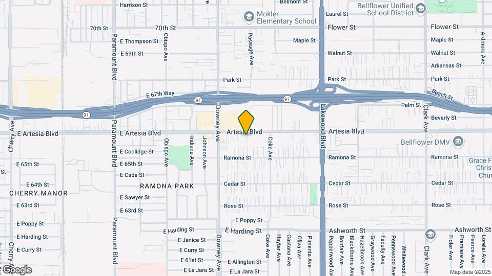 8564-8568 3/4 Artesia Blvd Map and Location Details
