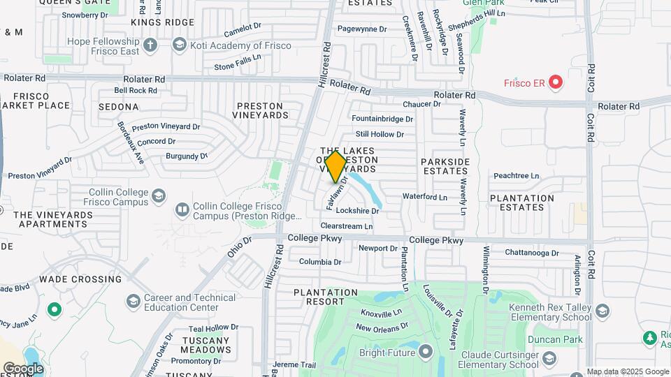 6603 Fairlawn Dr Map and Location Details