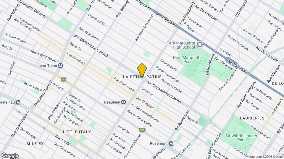 6500 Christophe-Colomb Map and Location Details