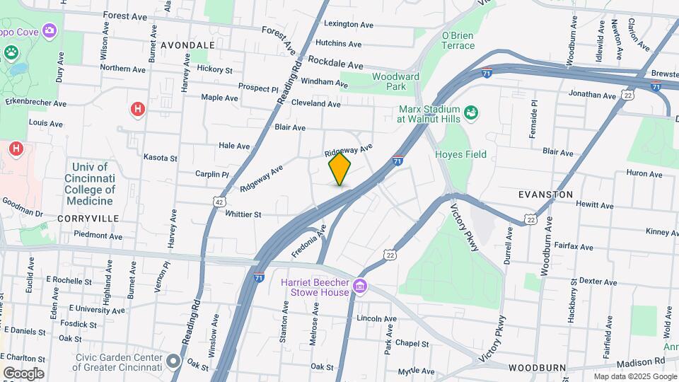 117 Glassmeyer Ln Map and Location Details