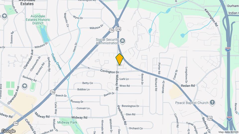 3581 Midway Rd Map and Location Details