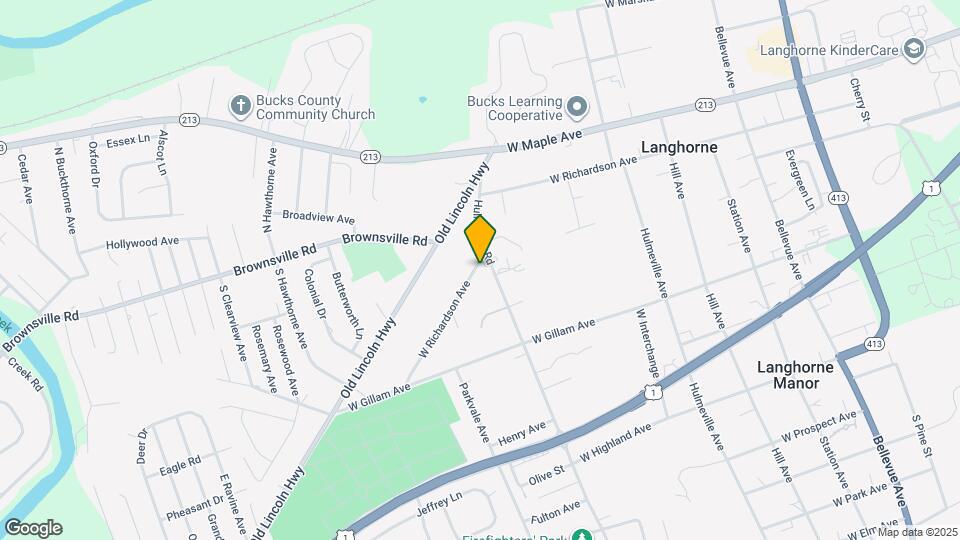 266 Hulmeville Rd, Unit Apt E Mapa y Detalles de la Ubicación