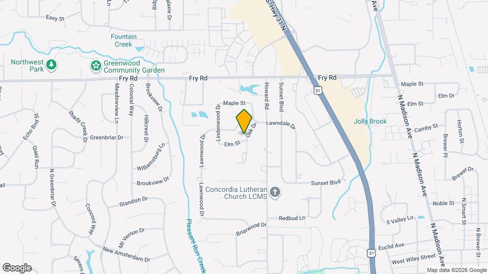 636 Oak Dr Map and Location Details