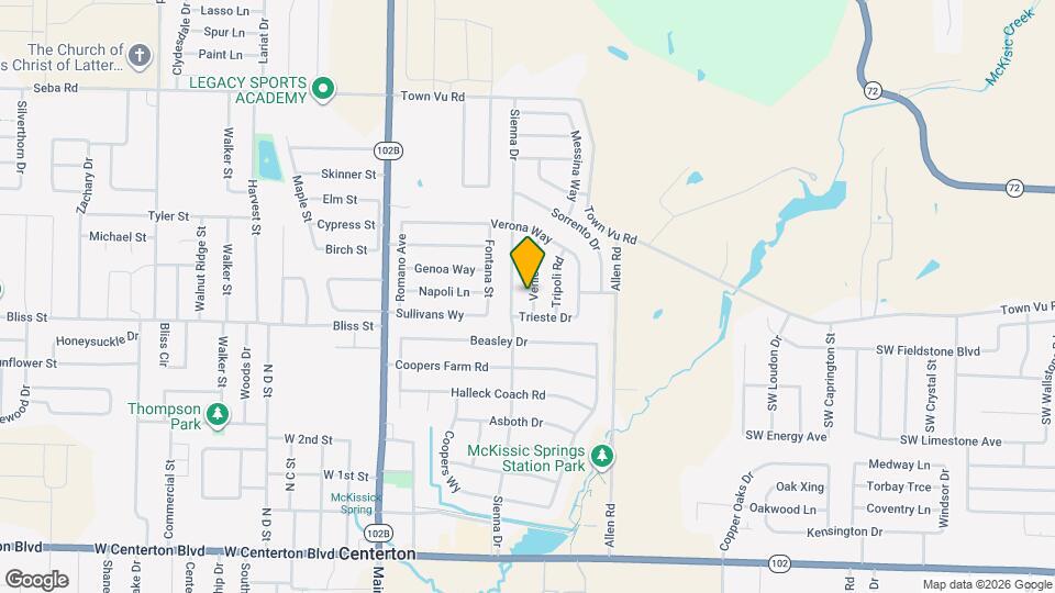 741 Venice St Map and Location Details