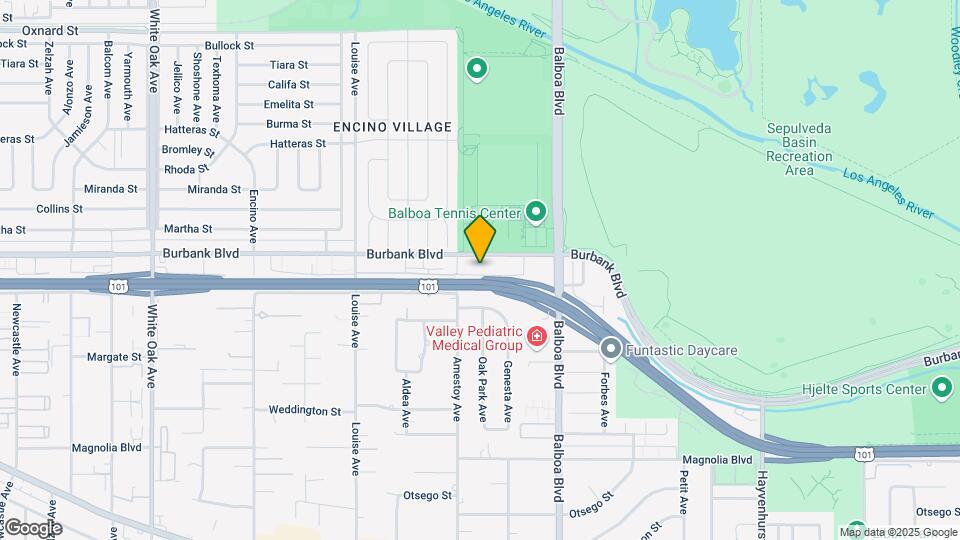 Encino Riviera Map and Location Details
