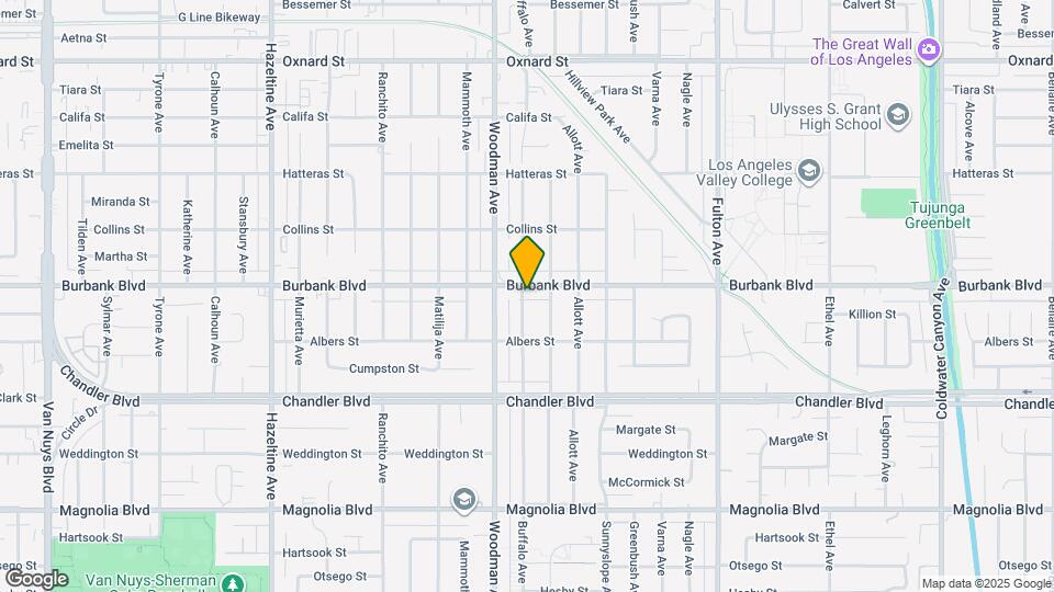 5560 Buffalo Ave Mapa y Detalles de la Ubicación