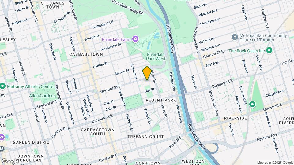 463 Gerrard St E Map and Location Details