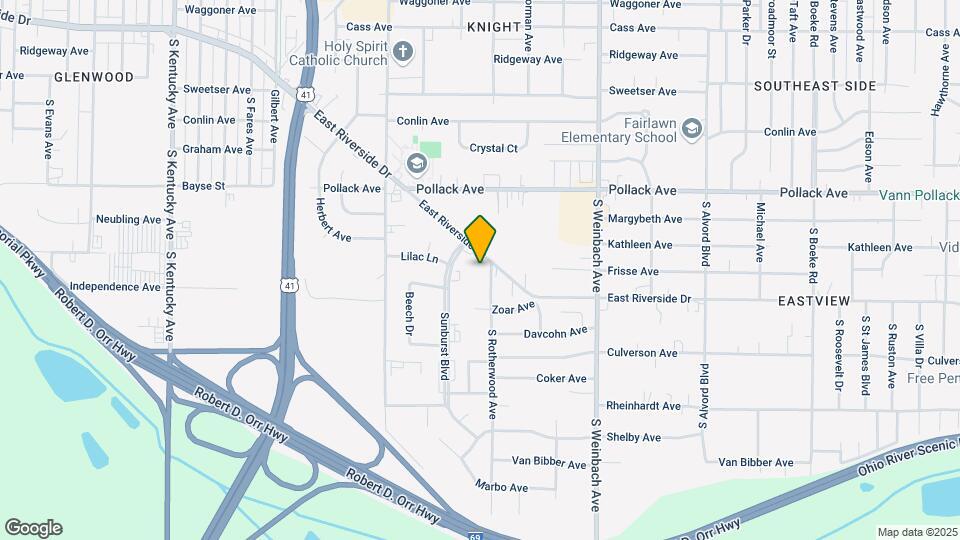 2305 S Rotherwood Ave Map and Location Details