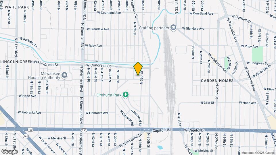3614 W Marion St Map and Location Details