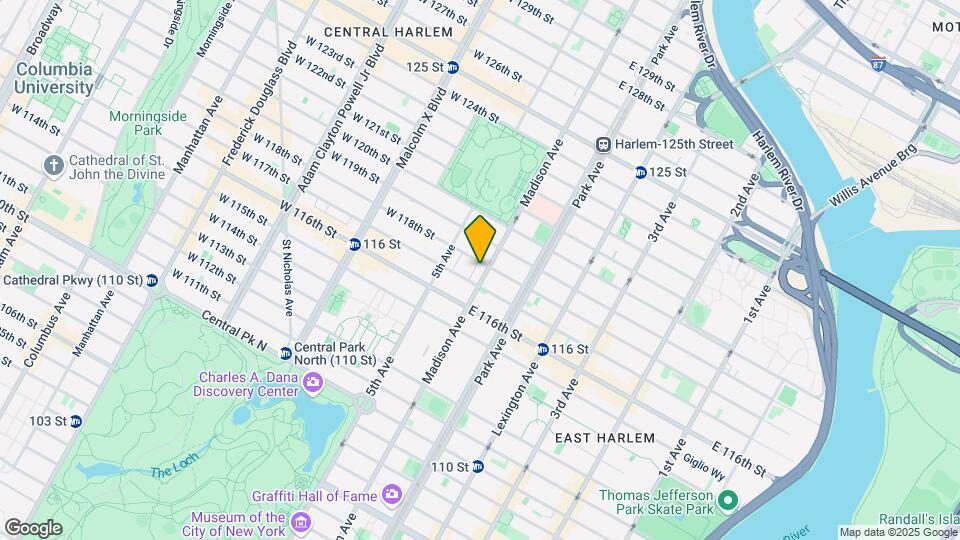 1798 Madison Ave Mapa y Detalles de la Ubicación