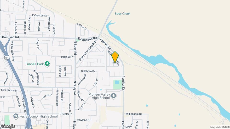 1124 Grass Valley Way Map and Location Details