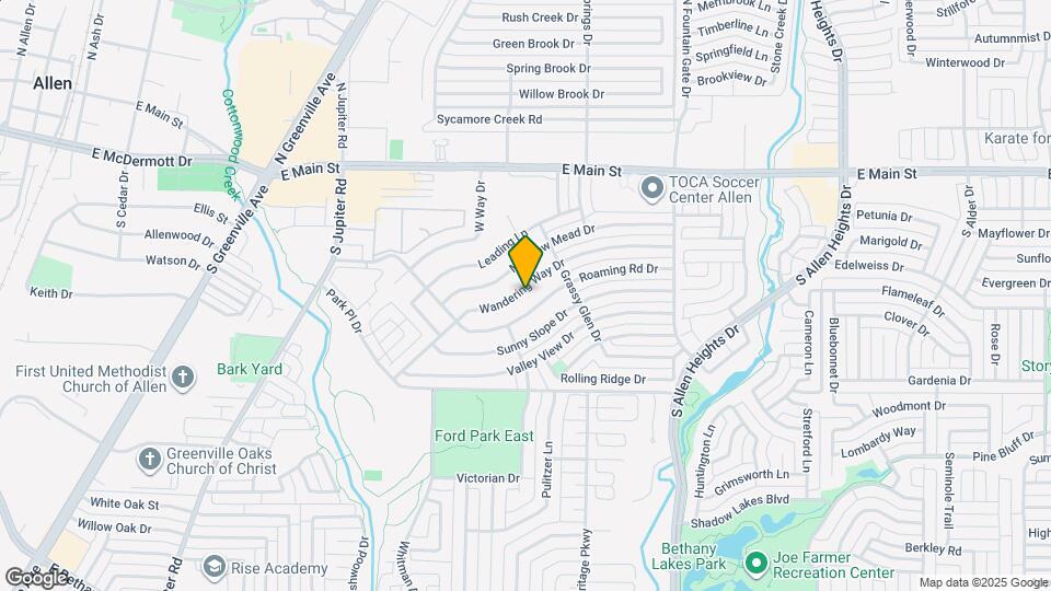 728 Wandering Way Dr Map and Location Details