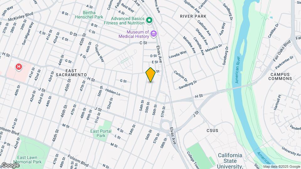 650 55th St Map and Location Details
