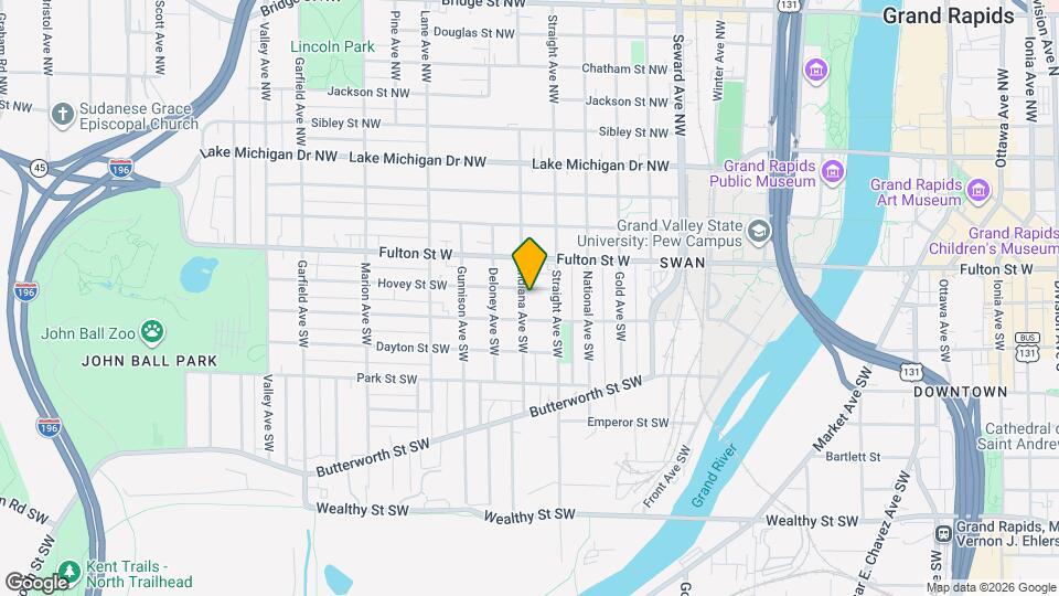 822 Hovey St SW Mapa y Detalles de la Ubicación