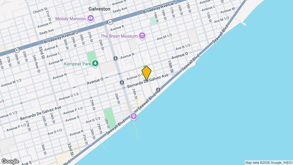 2207 Bernardo De Galvez Ave Map and Location Details
