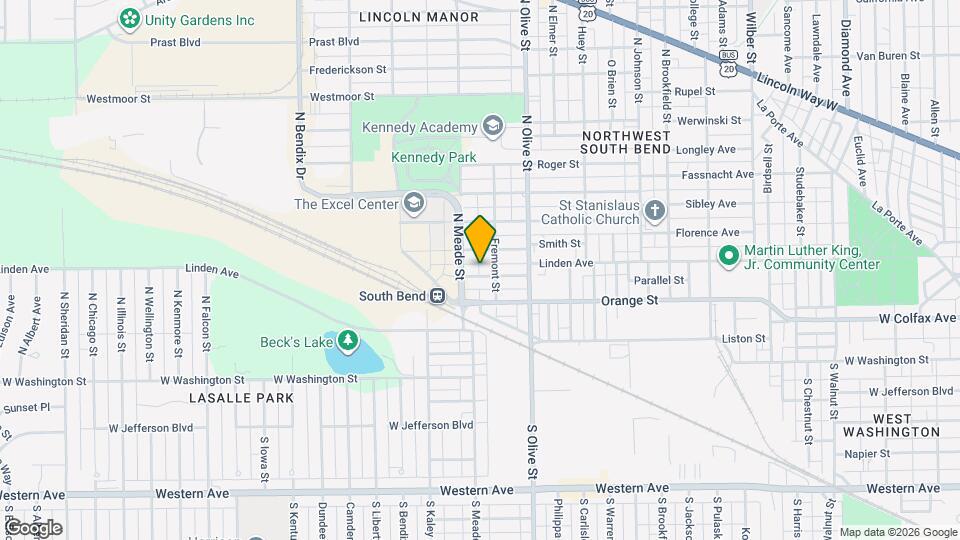 2513 Lawton St Map and Location Details