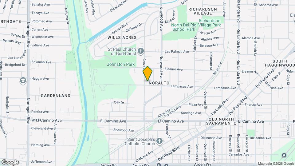 311 Lampasas Ave Map and Location Details