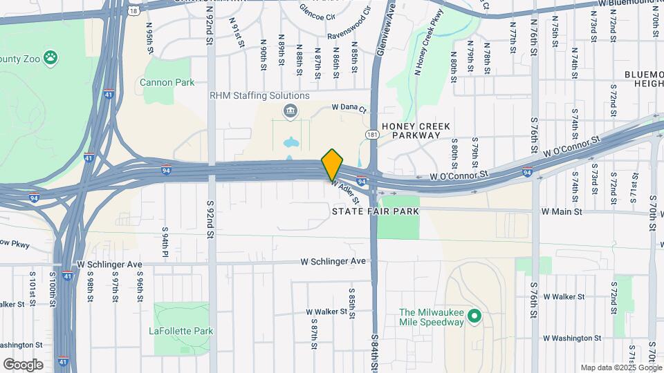 8615 W Adler St Map and Location Details
