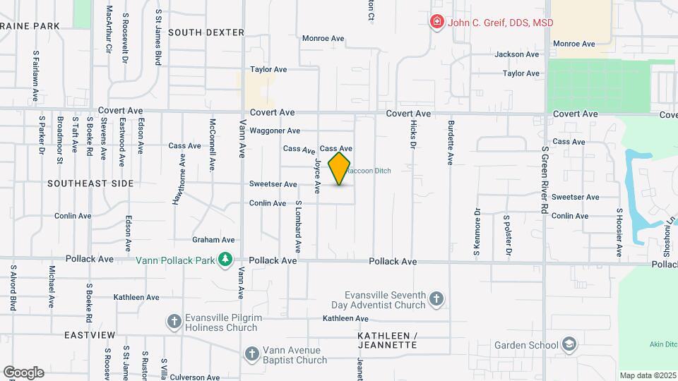 3701 Sweetser Ave Map and Location Details