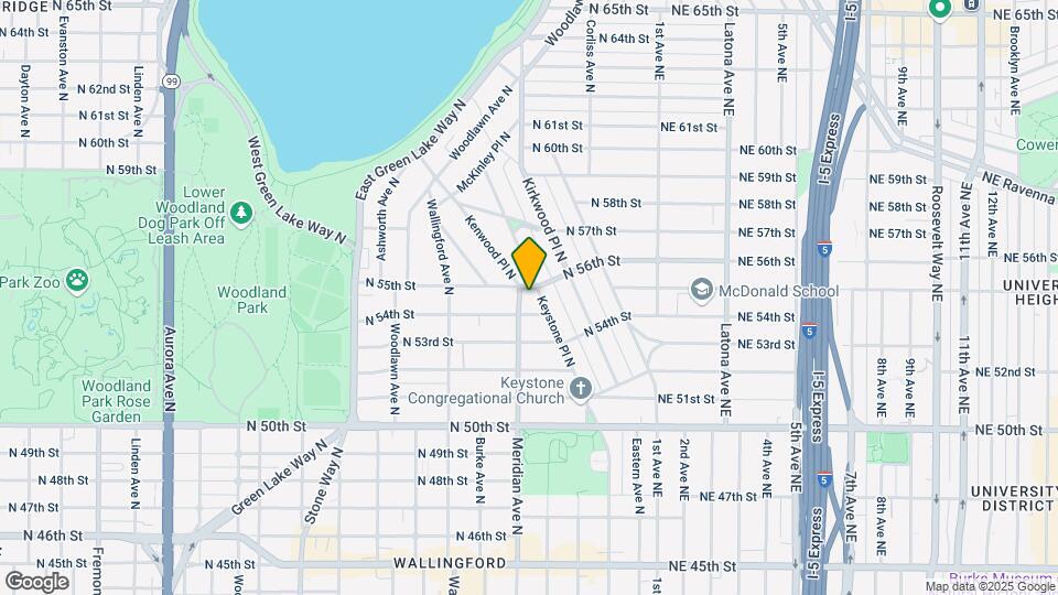 2105 N 55th St Map and Location Details