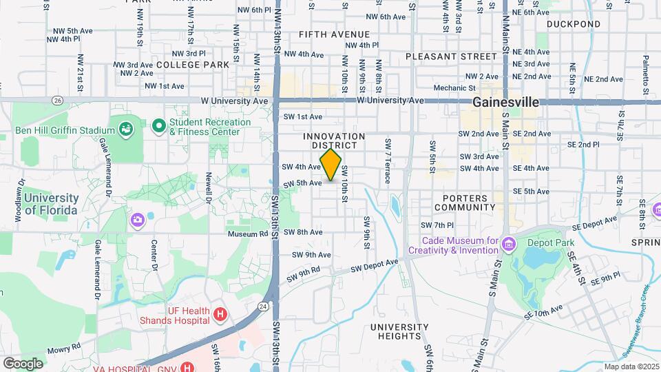 1025 SW 5th Ave Map and Location Details