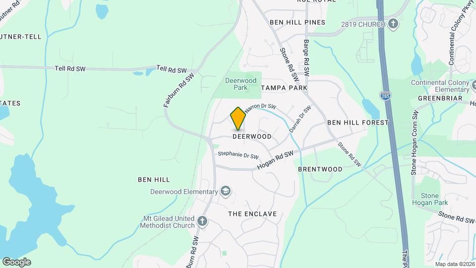 3791 N Camp Creek Pkwy SW Map and Location Details