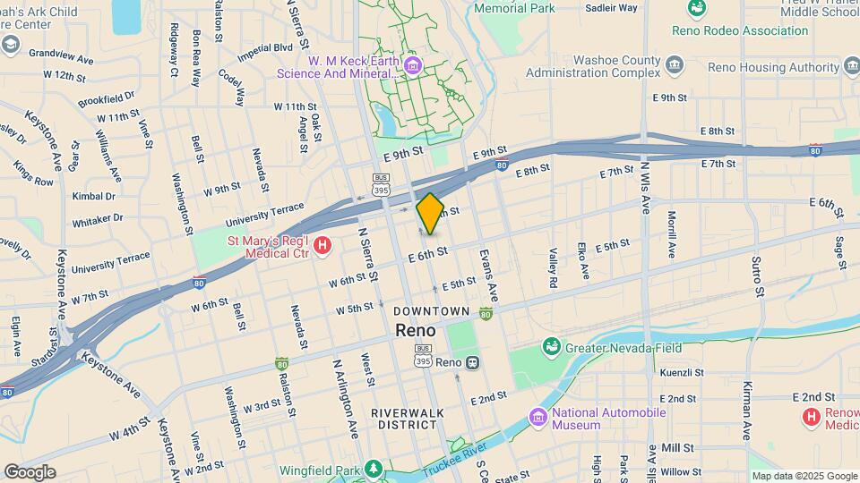 616 N Center St Map and Location Details