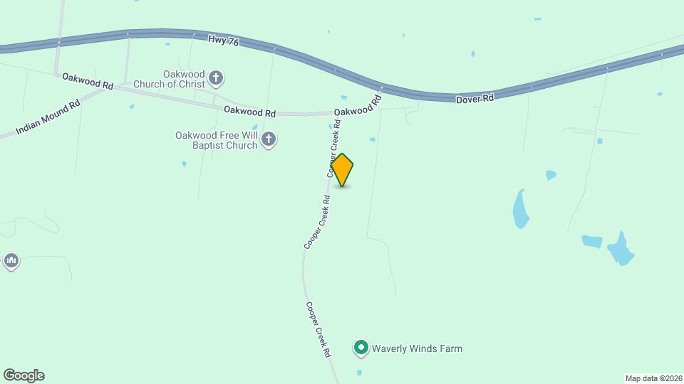 2615 Cooper Creek Rd Map and Location Details