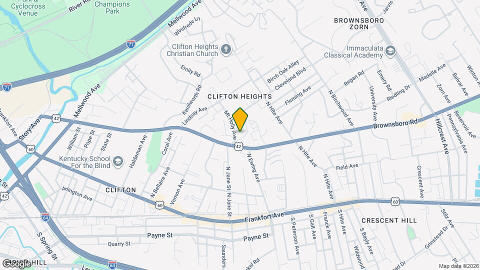 203 Mt Holly Ave Map and Location Details