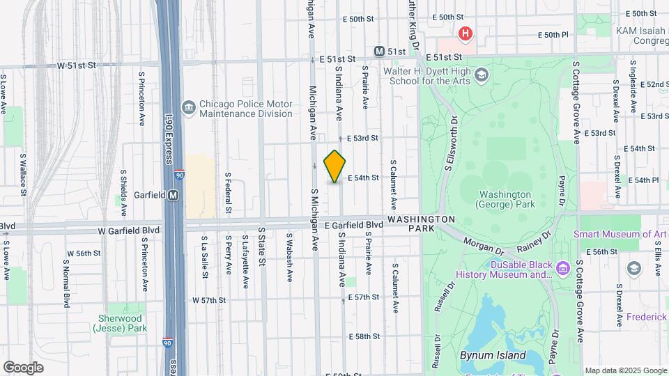5410 S Indiana Ave Map and Location Details