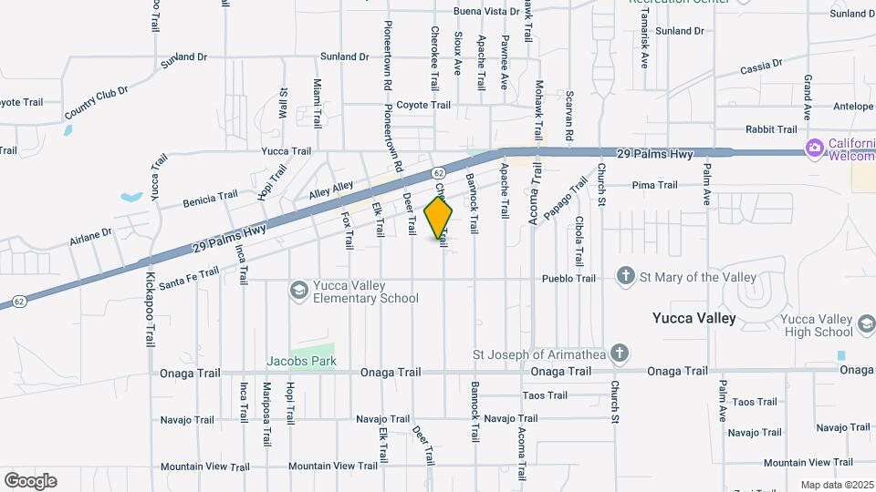7440 Cherokee Trail Map and Location Details