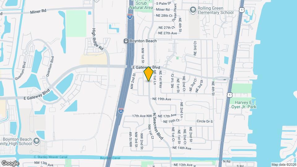 2033 S Seacrest Blvd Mapa y Detalles de la Ubicación