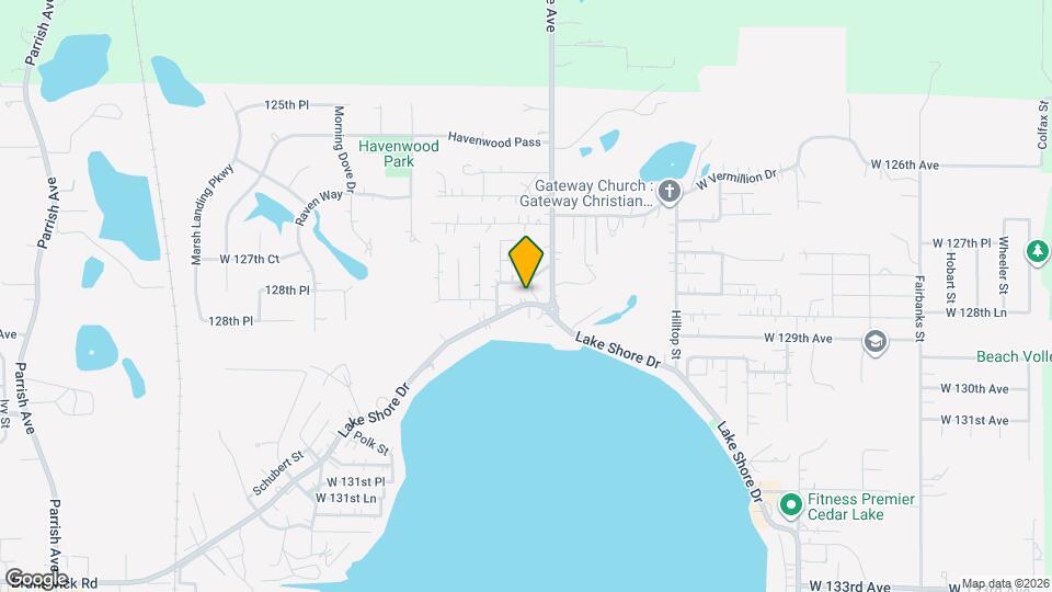 8036 Lake Shore Dr Map and Location Details