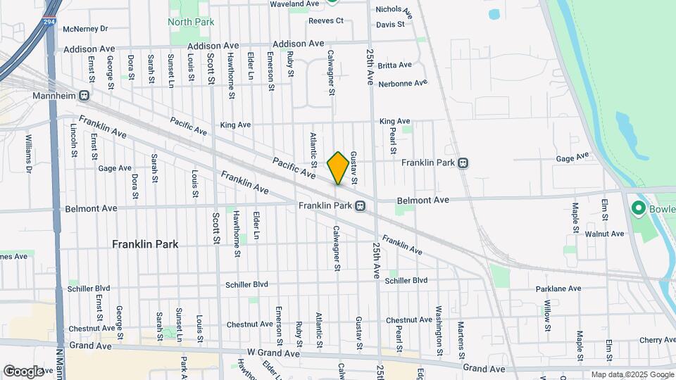 9647 Pacific Ave Map and Location Details